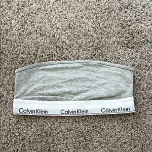 Calvin Klein Light Gray Bandeau